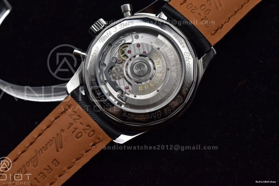 916 SS 1 BLS Edition 1:1 Black Navitimer A on 43mm Best Bracelet Popular Dial Leather 0118